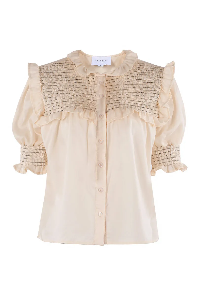 The Nicolette Shirt sold by The Shirt by Rochelle Behrens