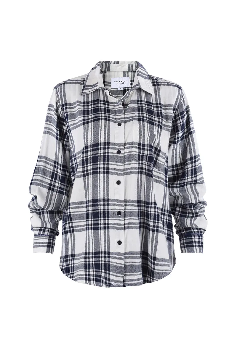 The Boyfriend Shirt in Plaid sold by The Shirt by Rochelle Behrens