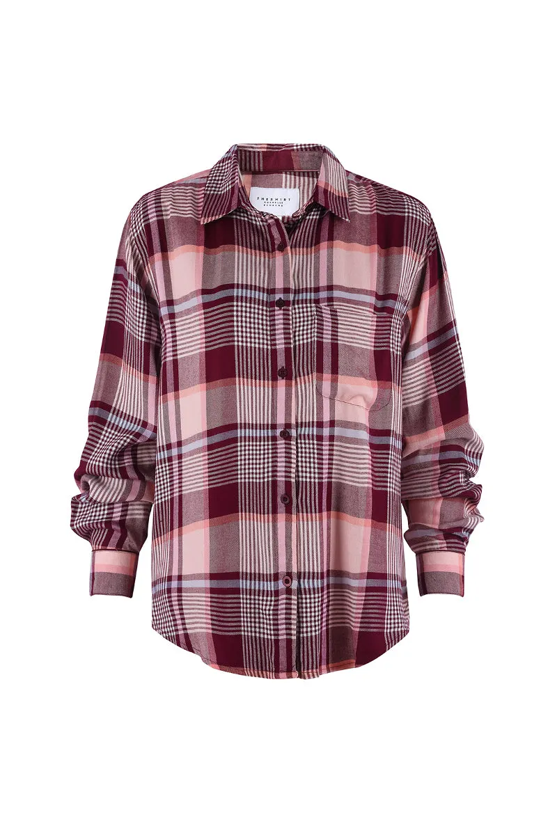 The Boyfriend Shirt in Plaid sold by The Shirt by Rochelle Behrens