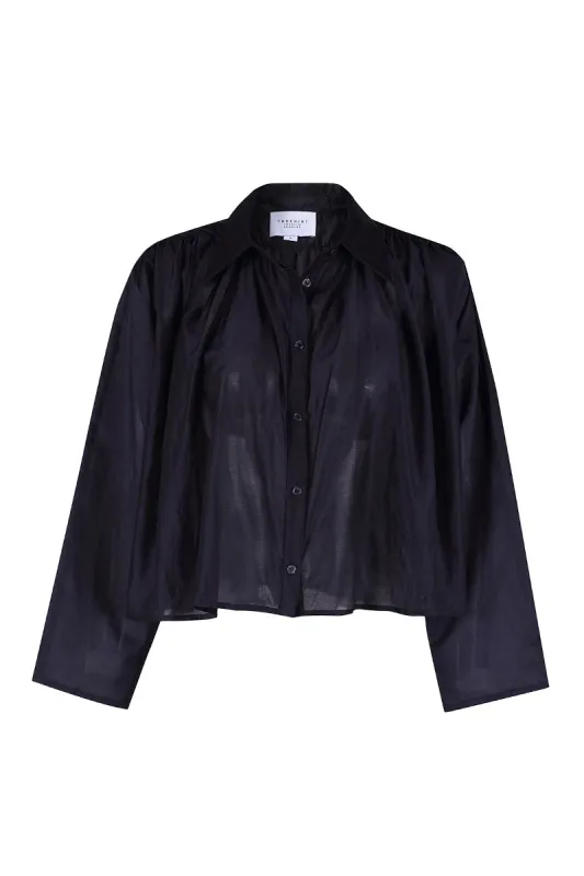 The Long Sleeve Hayden Shirt sold by The Shirt by Rochelle Behrens