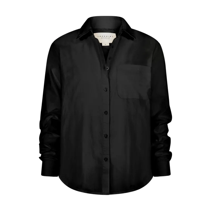 The Super Relaxed Boyfriend in Cotton sold by The Shirt by Rochelle Behrens