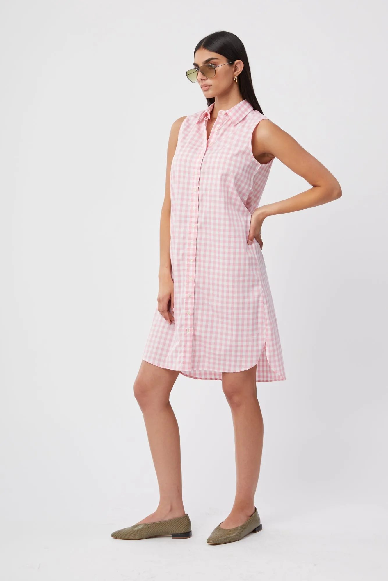 The Sleeveless Shirt Dress sold by The Shirt by Rochelle Behrens product image thumbnail 2