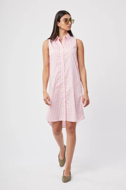 The Sleeveless Shirt Dress sold by The Shirt by Rochelle Behrens