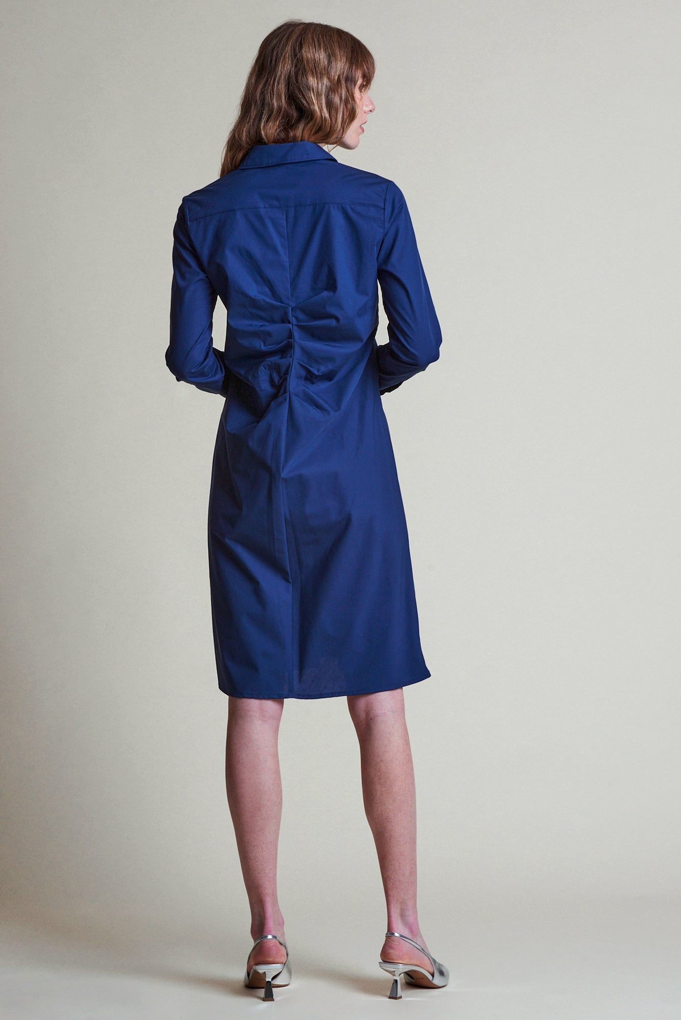 The Ruched Shirtdress sold by The Shirt by Rochelle Behrens product image thumbnail 4