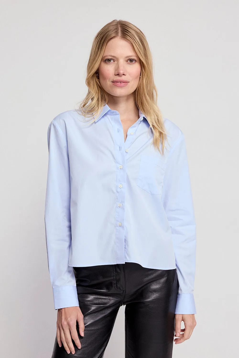The Long Sleeve Boxy Crop sold by The Shirt by Rochelle Behrens product image thumbnail 2