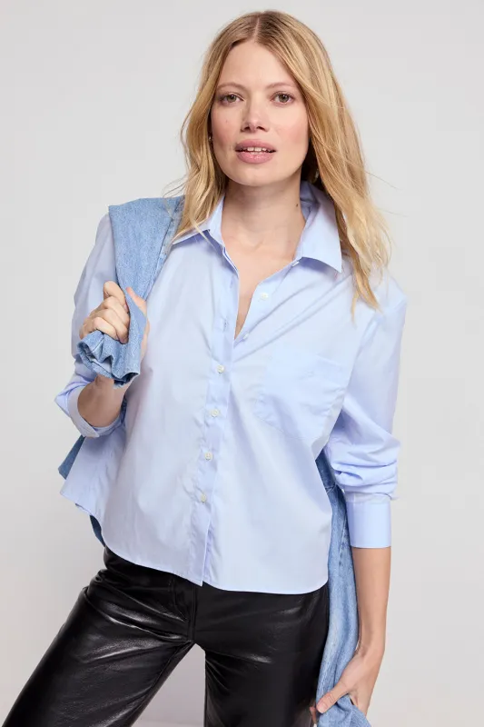 The Long Sleeve Boxy Crop sold by The Shirt by Rochelle Behrens