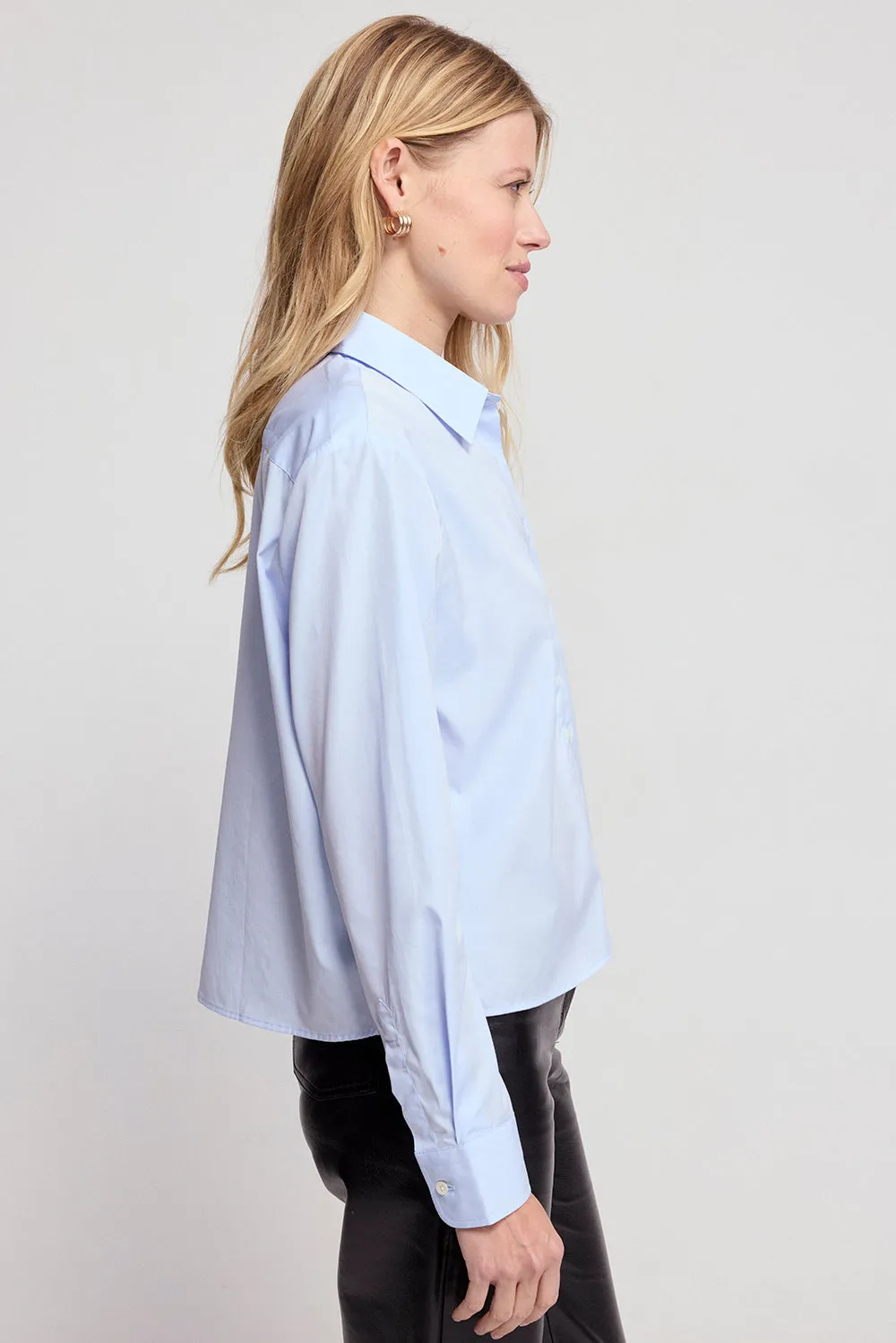 The Long Sleeve Boxy Crop sold by The Shirt by Rochelle Behrens product image thumbnail 3