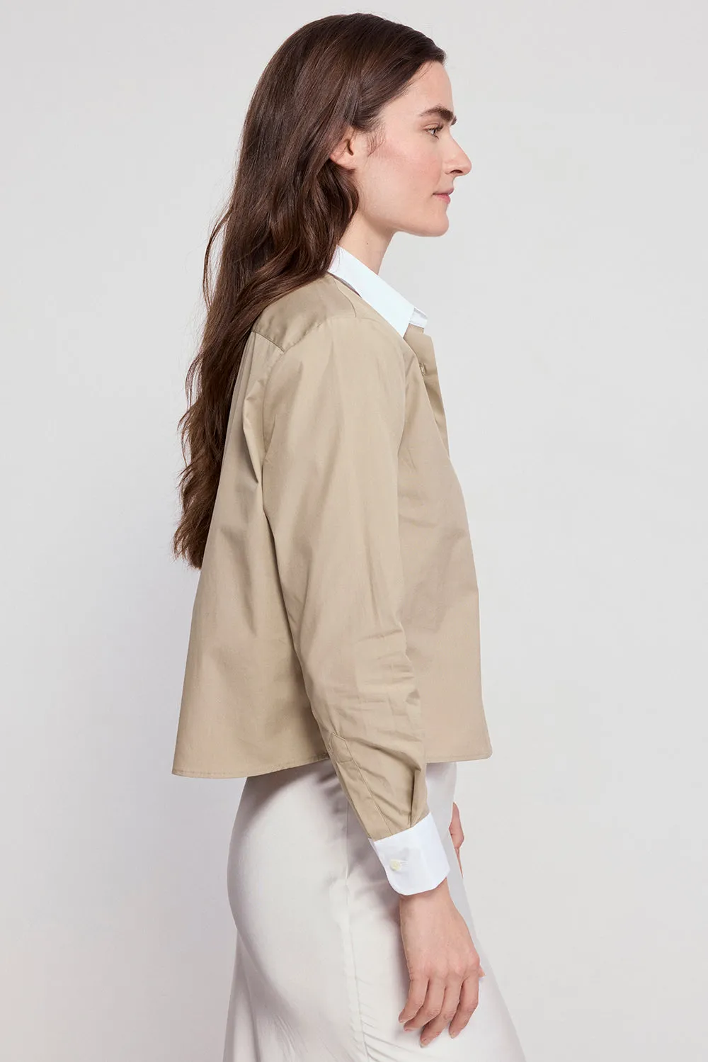 The Long Sleeve Boxy Crop sold by The Shirt by Rochelle Behrens product image thumbnail 3
