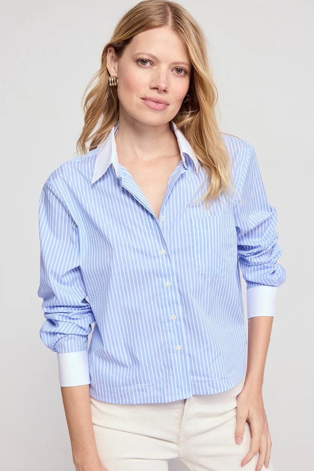 The Long Sleeve Boxy Crop sold by The Shirt by Rochelle Behrens product image thumbnail 3