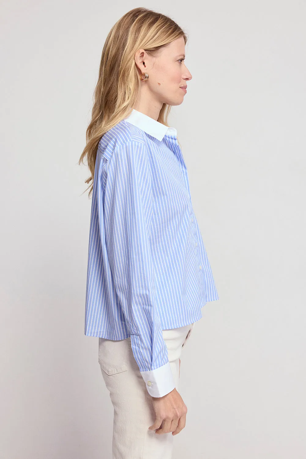 The Long Sleeve Boxy Crop sold by The Shirt by Rochelle Behrens product image thumbnail 4