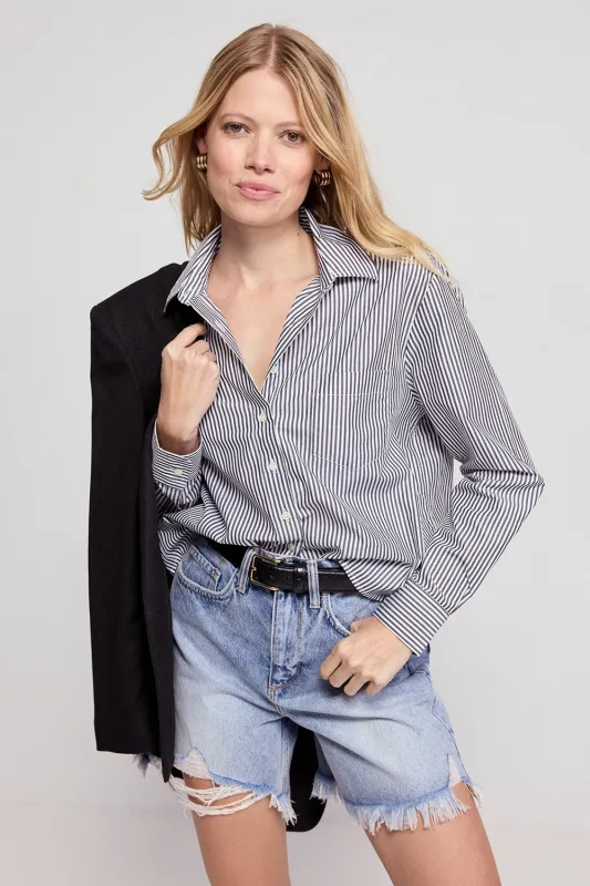 The Long Sleeve Boxy Crop sold by The Shirt by Rochelle Behrens