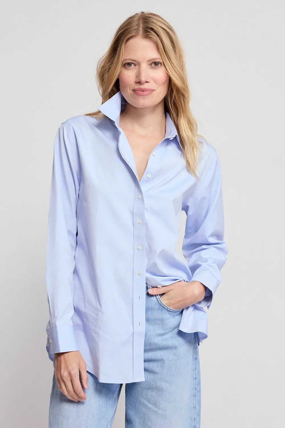 The Jet Set Boyfriend Shirt sold by The Shirt by Rochelle Behrens product image thumbnail 2