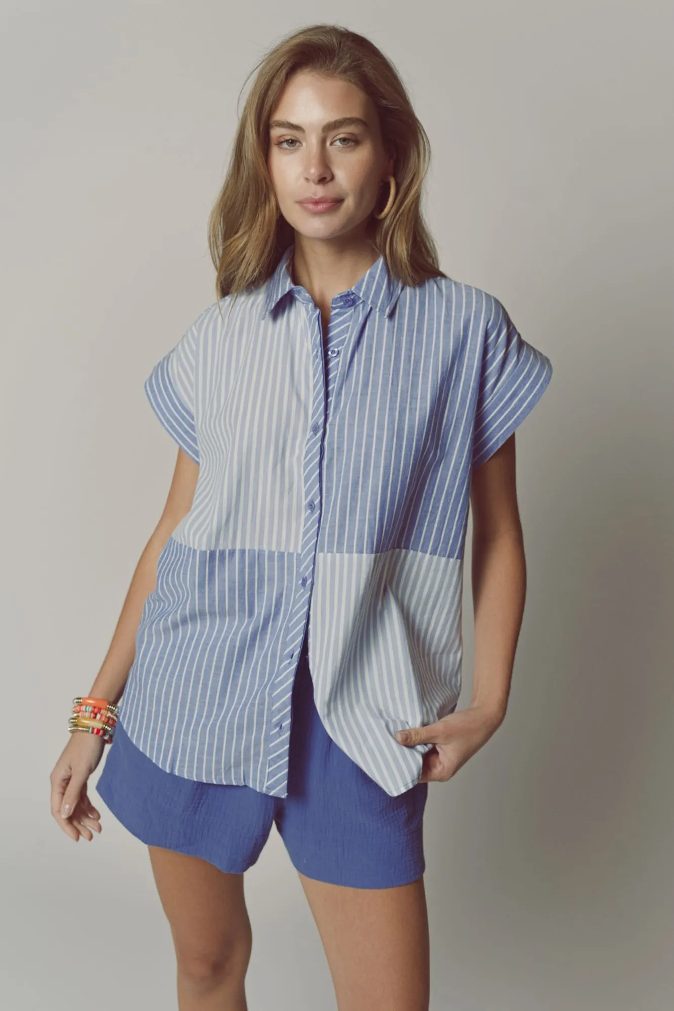 The Short Sleeve Boyfriend Shirt sold by The Shirt by Rochelle Behrens