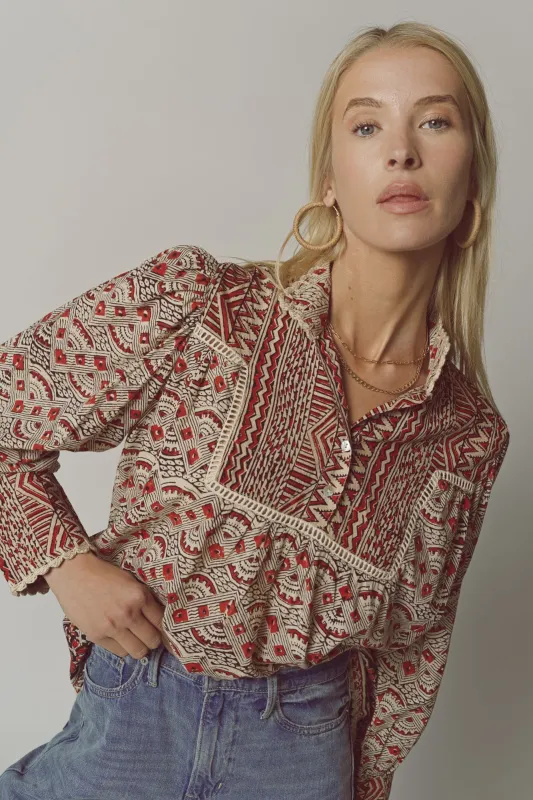 The Tara Shirt sold by The Shirt by Rochelle Behrens