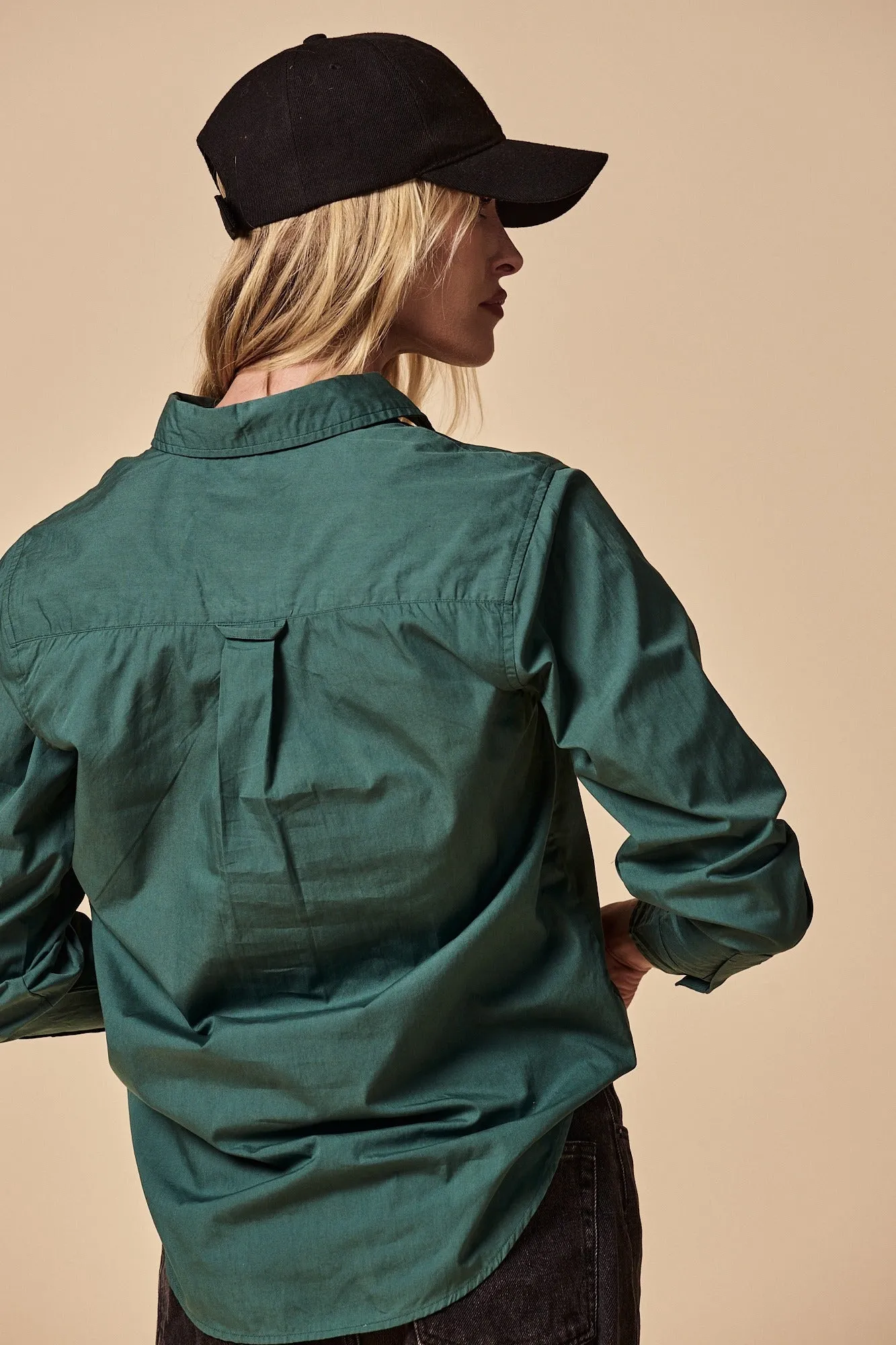 The Super Relaxed Boyfriend in Cotton sold by The Shirt by Rochelle Behrens product image thumbnail 3