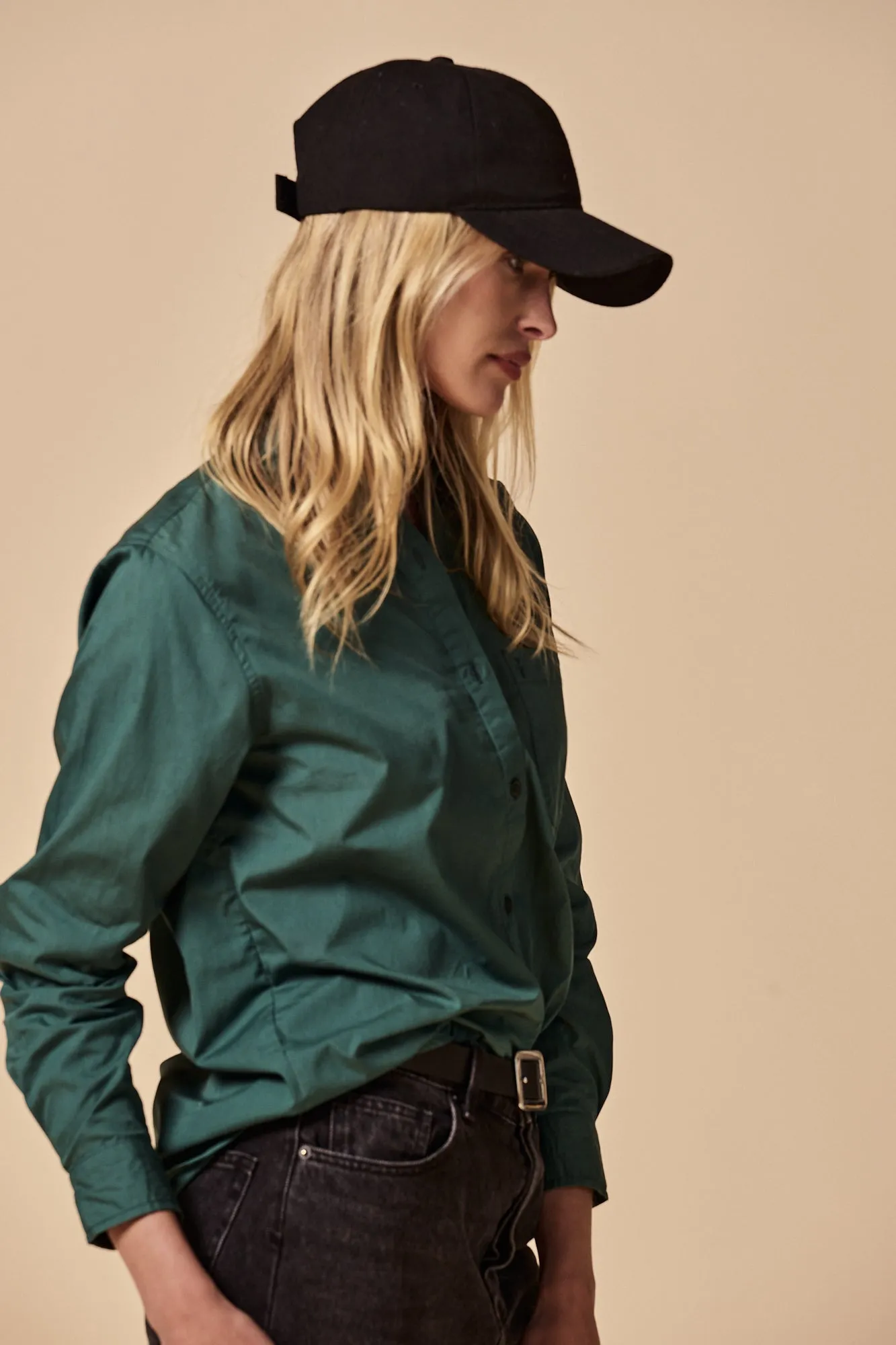 The Super Relaxed Boyfriend in Cotton sold by The Shirt by Rochelle Behrens product image thumbnail 2