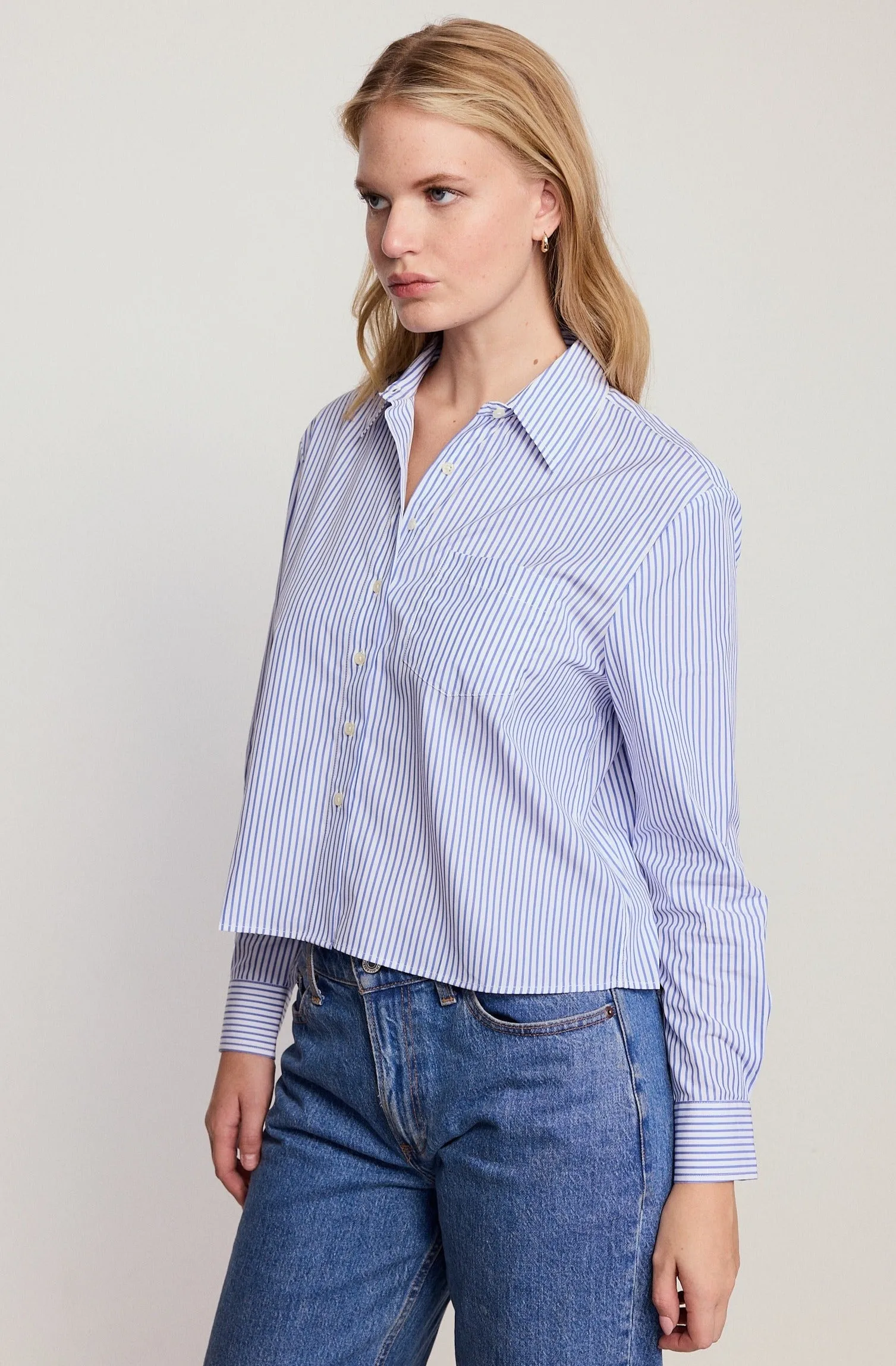 The Long Sleeve Boxy Crop sold by The Shirt by Rochelle Behrens product image thumbnail 5