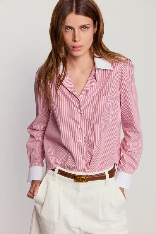 The Long Sleeve Boxy Crop sold by The Shirt by Rochelle Behrens