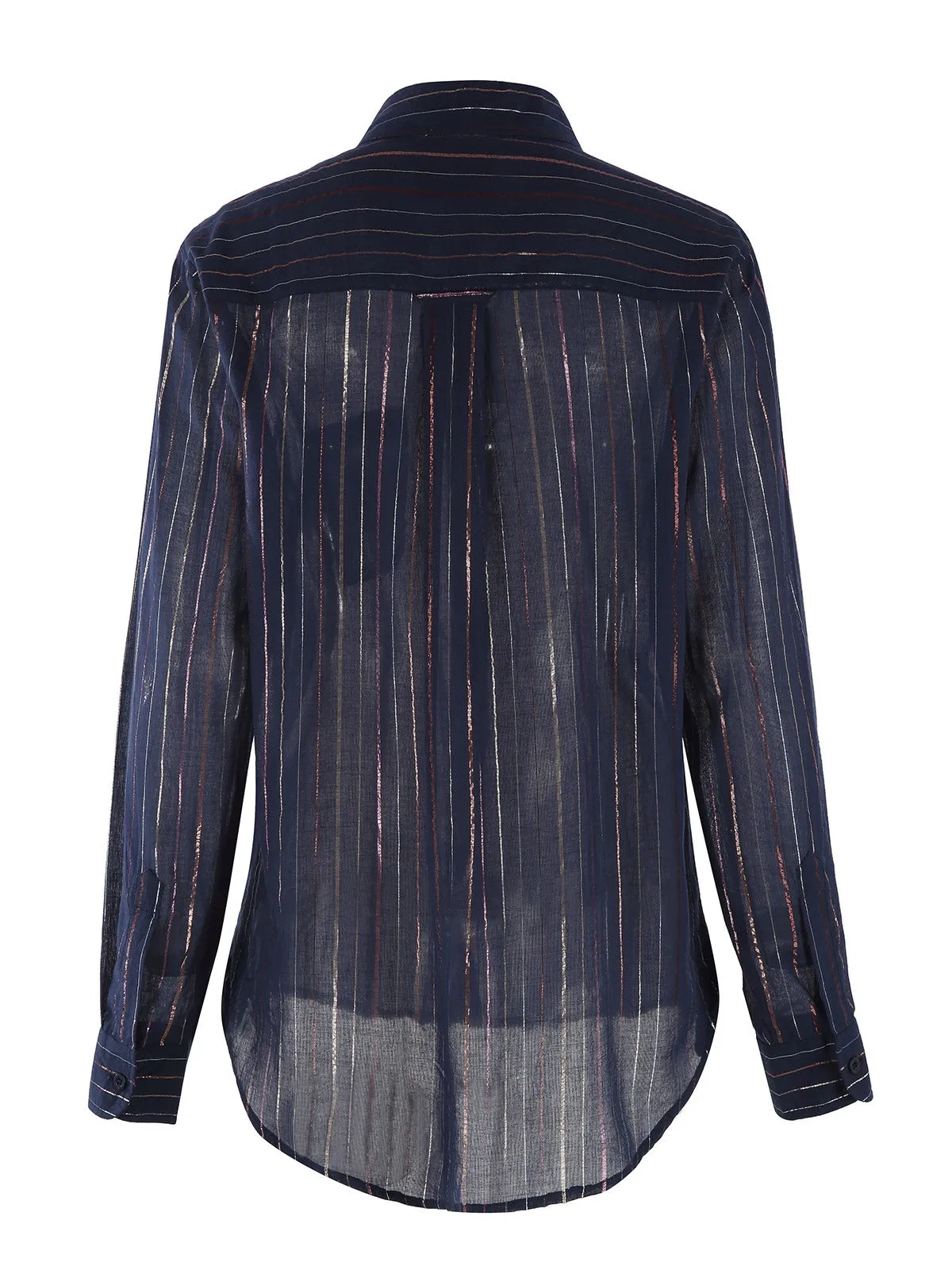 The Boyfriend Shirt in Stripe sold by The Shirt by Rochelle Behrens product image thumbnail 5