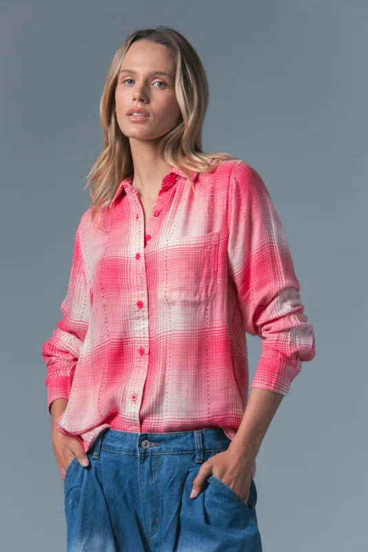 The Boyfriend Shirt in Plaid sold by The Shirt by Rochelle Behrens