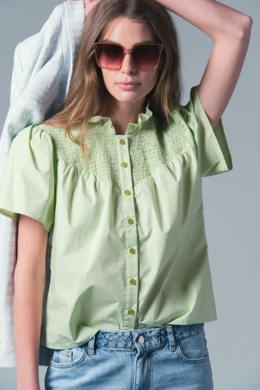 The Nicole Shirt made by The Shirt by Rochelle Behrens