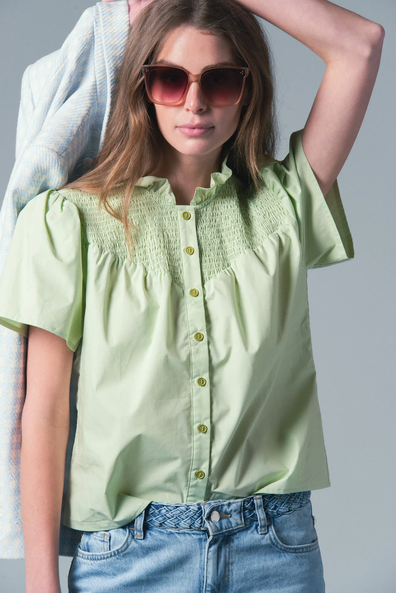 The Nicole Shirt sold by The Shirt by Rochelle Behrens