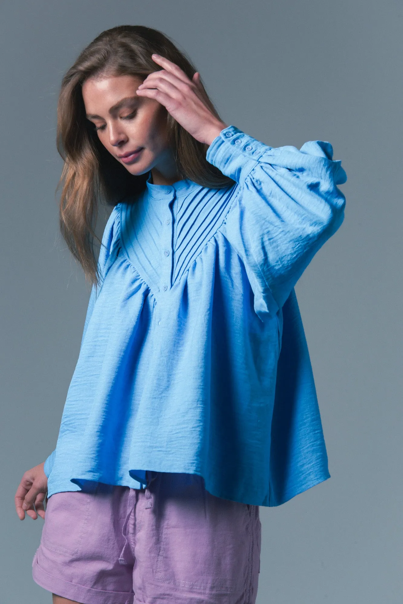 The Shiv Ruffled Shirt sold by The Shirt by Rochelle Behrens product image thumbnail 2