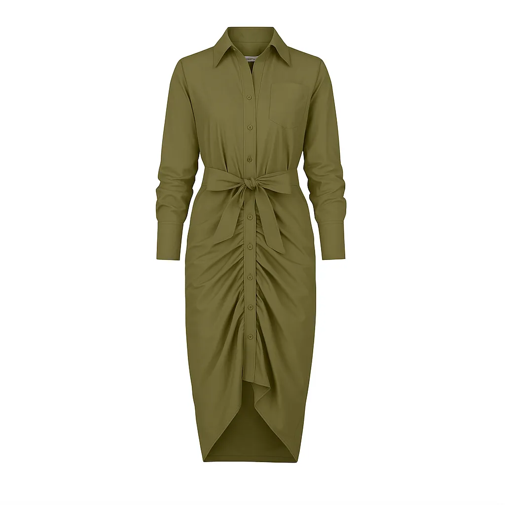 The Wrap Front Dress sold by The Shirt by Rochelle Behrens