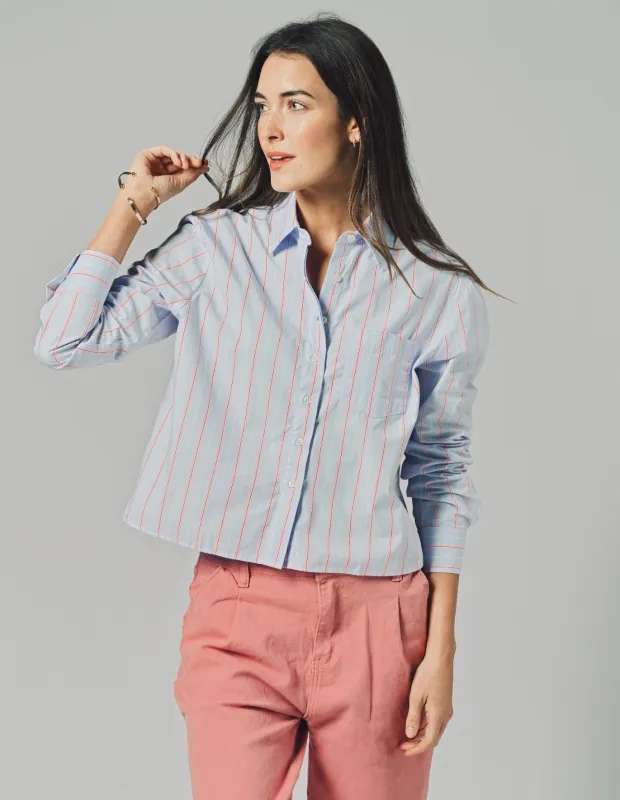 The Long Sleeve Boxy Crop sold by The Shirt by Rochelle Behrens