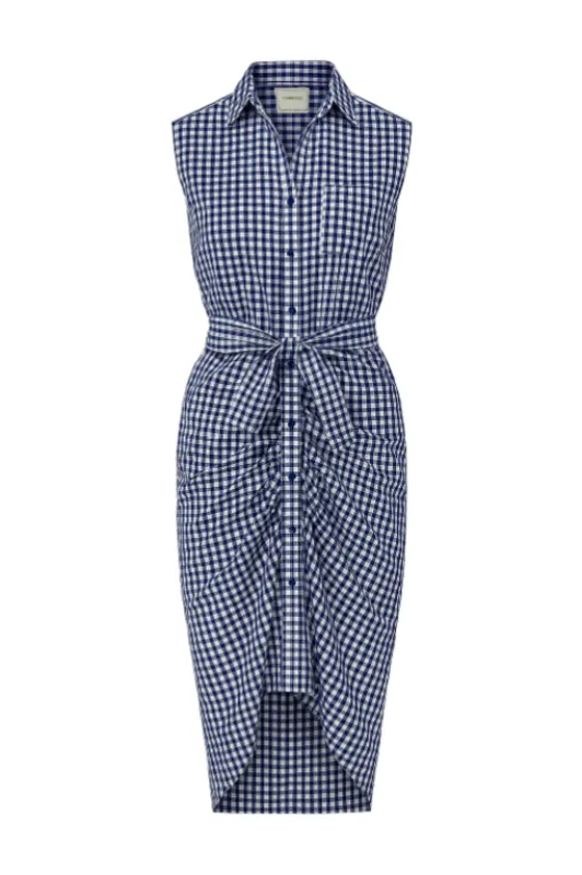 The Sleeveless Wrap Front Dress sold by The Shirt by Rochelle Behrens