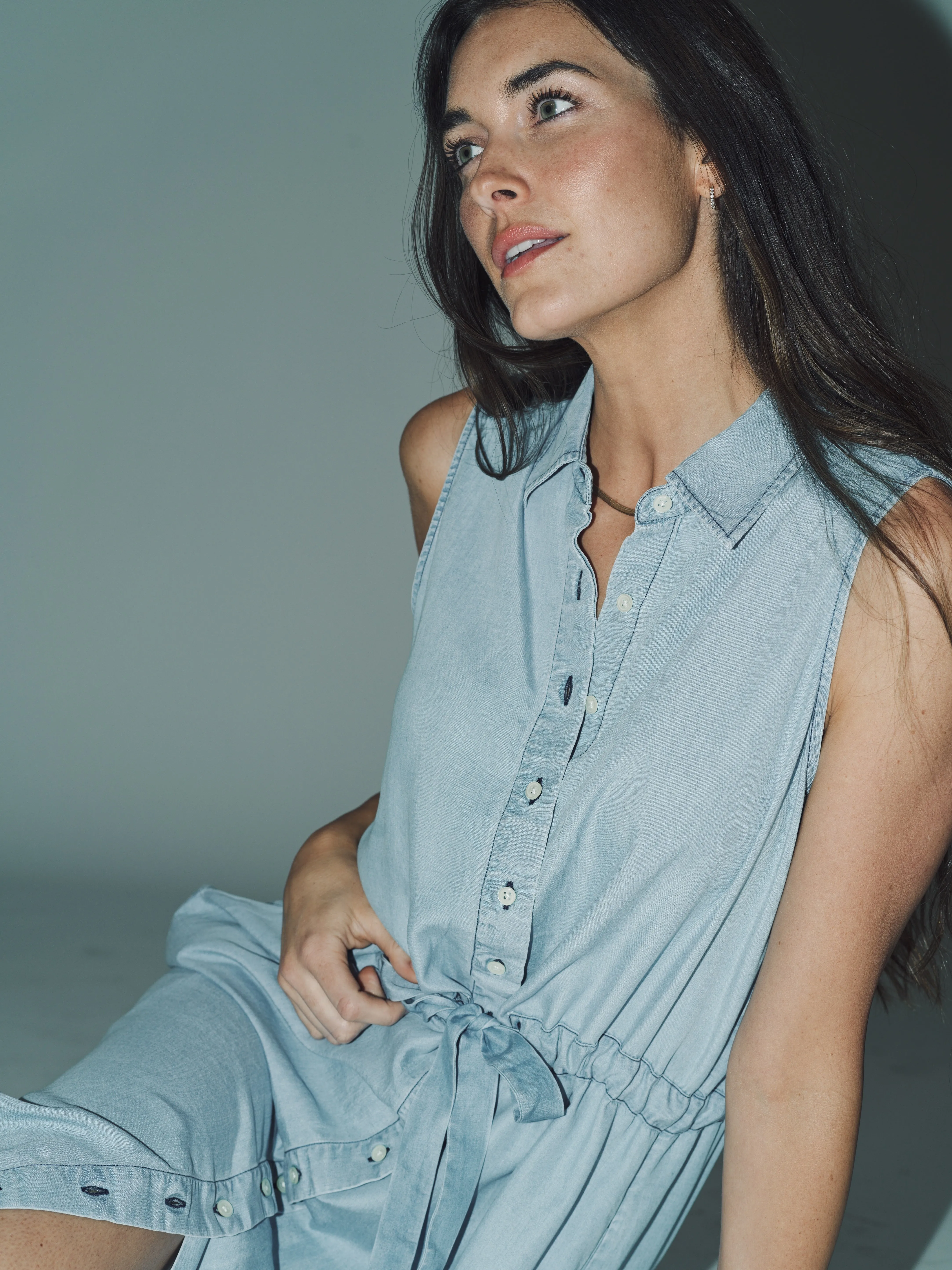 The Sleeveless Midi Dress sold by The Shirt by Rochelle Behrens product image thumbnail 4