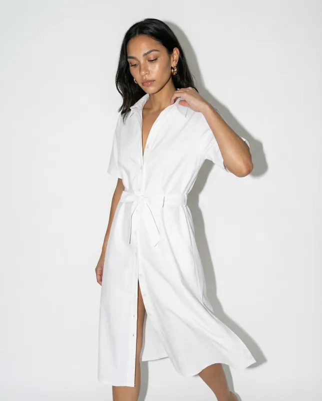 The Short Sleeve Midi Dress sold by The Shirt by Rochelle Behrens