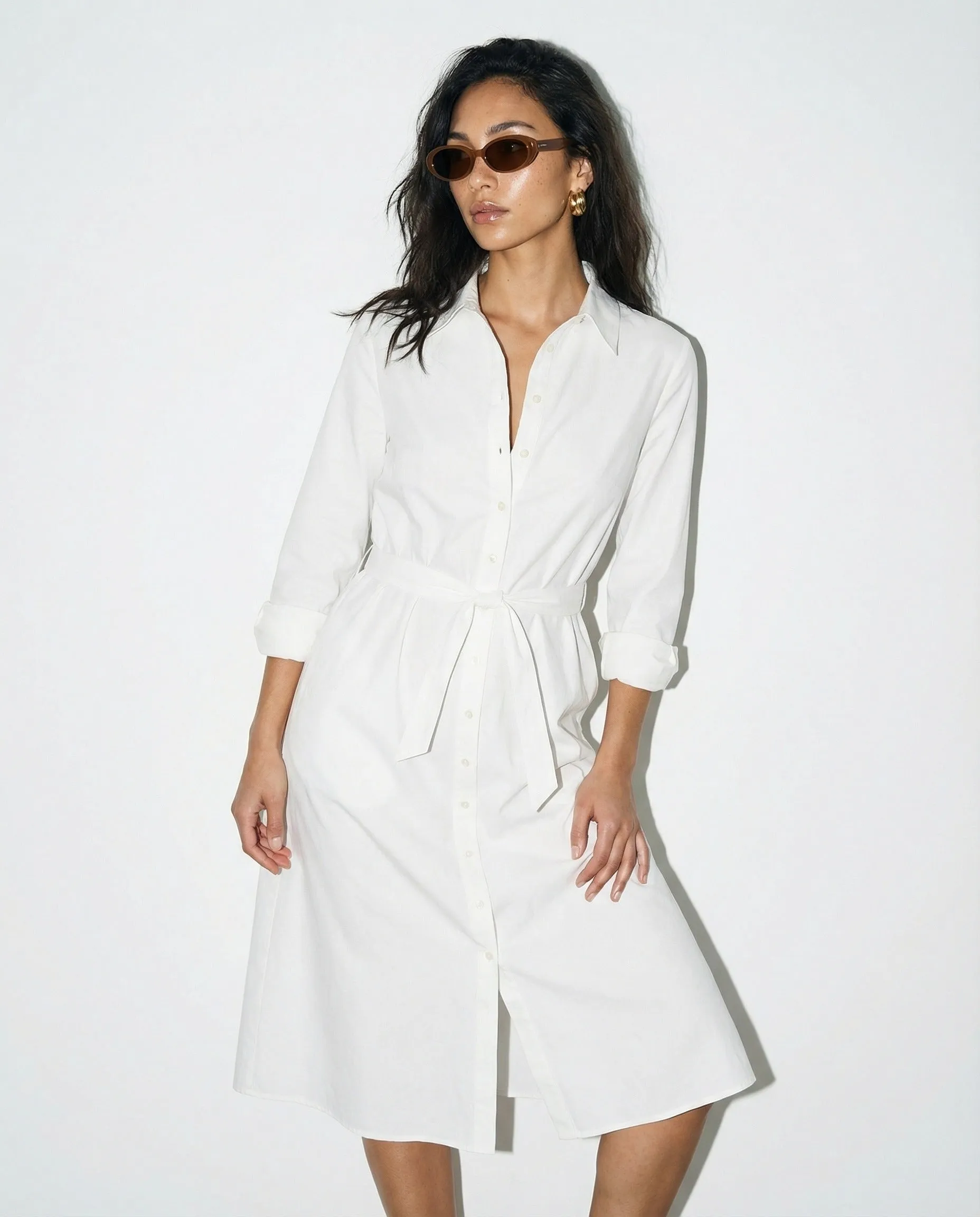 The Long Sleeve Midi Dress sold by The Shirt by Rochelle Behrens product image thumbnail 2