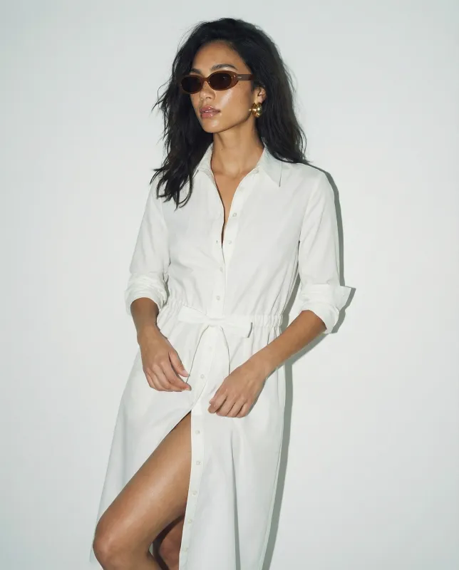 The Long Sleeve Midi Dress sold by The Shirt by Rochelle Behrens