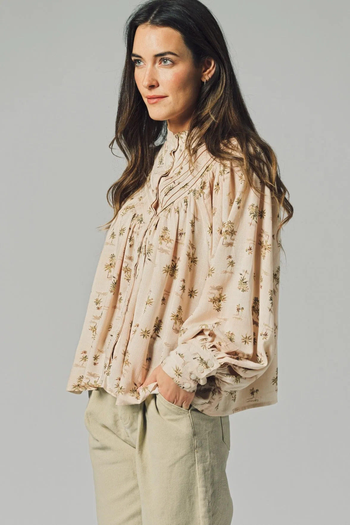 The Shiv Ruffled Shirt sold by The Shirt by Rochelle Behrens product image thumbnail 3