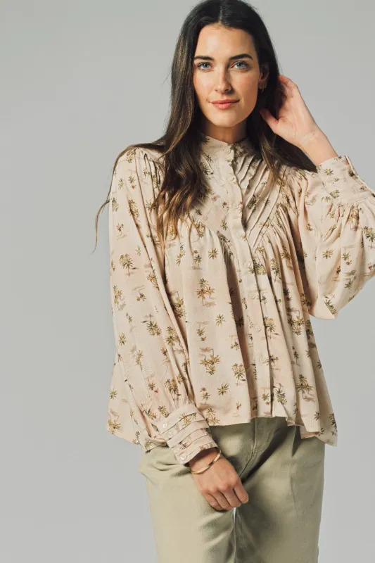 The Shiv Ruffled Shirt made by The Shirt by Rochelle Behrens