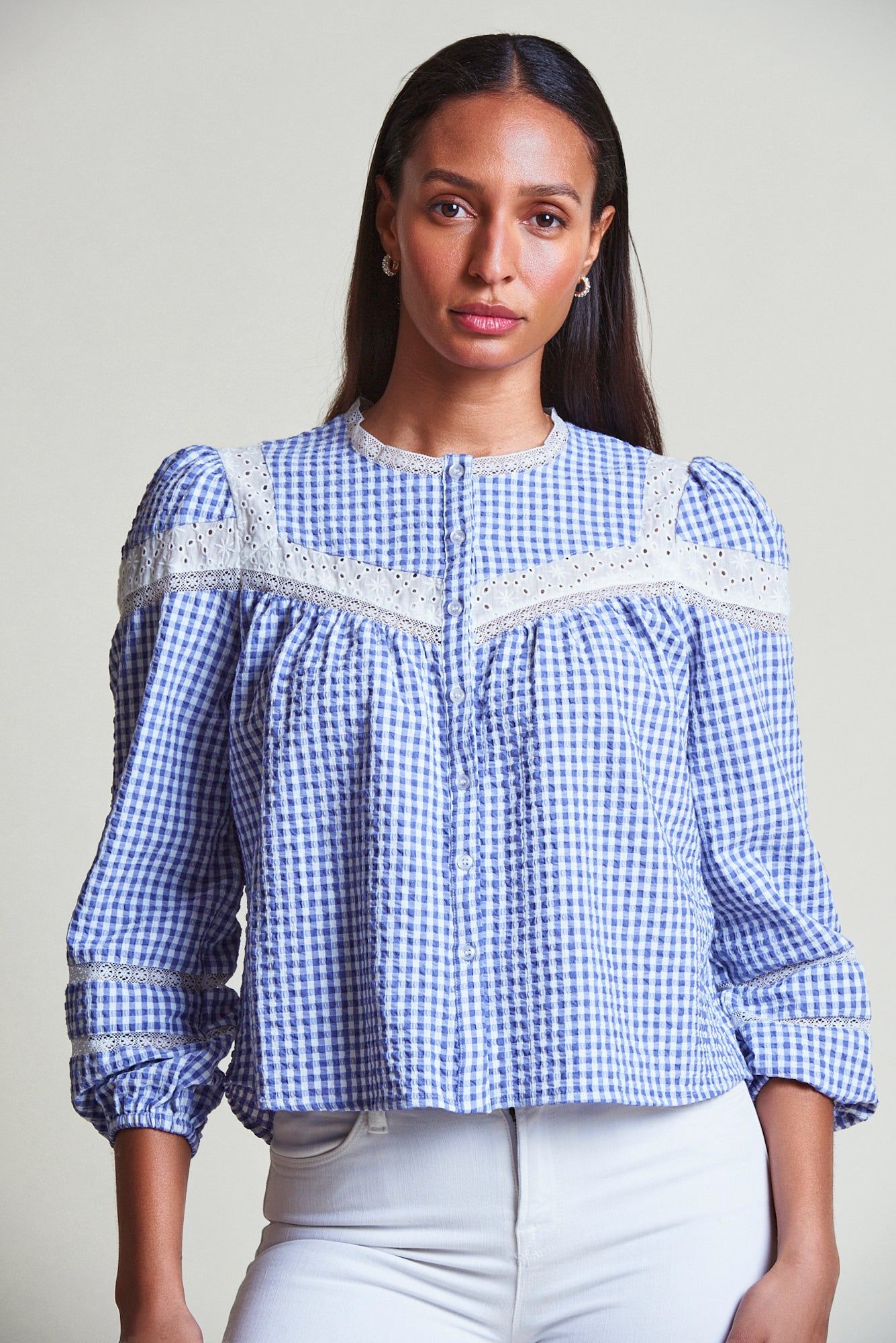 The Pamela Shirt sold by The Shirt by Rochelle Behrens