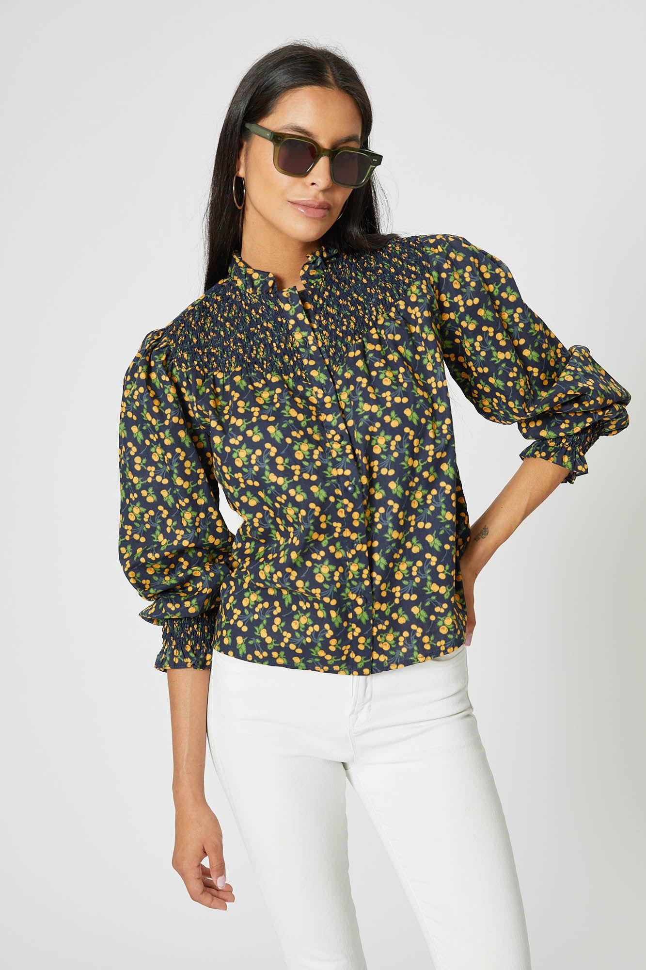 The Long Sleeve Nicole Shirt sold by The Shirt by Rochelle Behrens