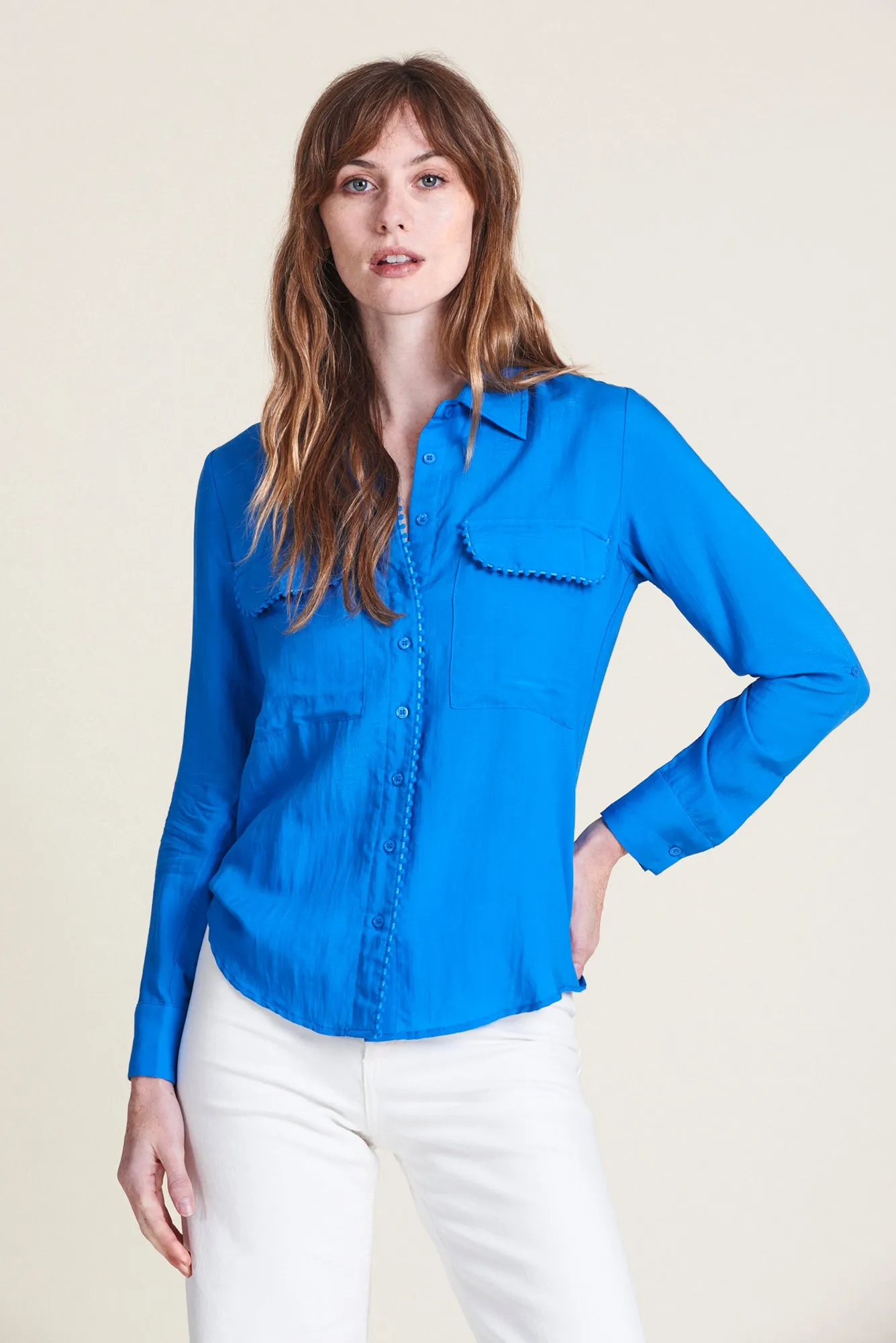 The Pom Pom Shirt sold by The Shirt by Rochelle Behrens