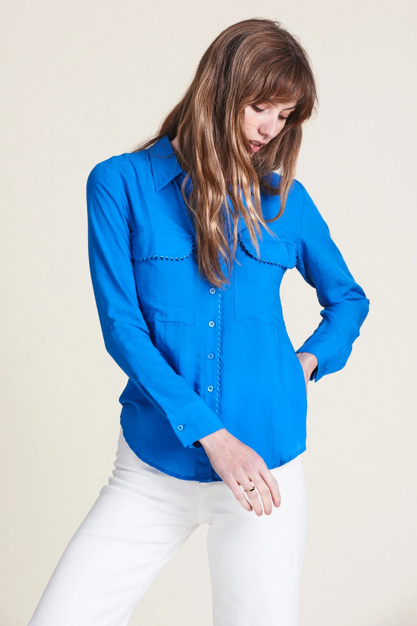 The Pom Pom Shirt sold by The Shirt by Rochelle Behrens product image thumbnail 2