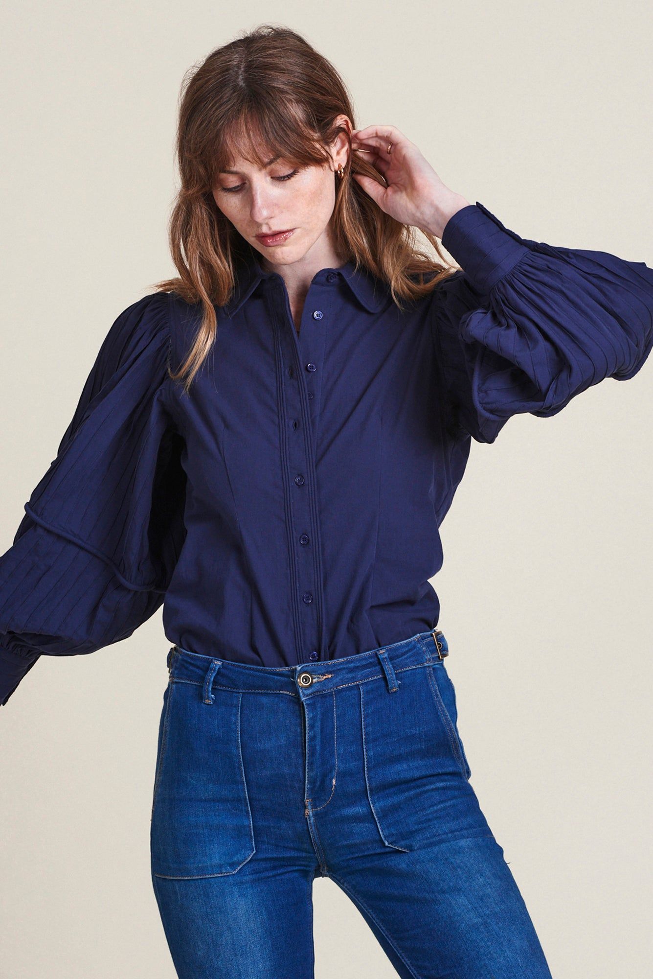 The Olivia Shirt sold by The Shirt by Rochelle Behrens