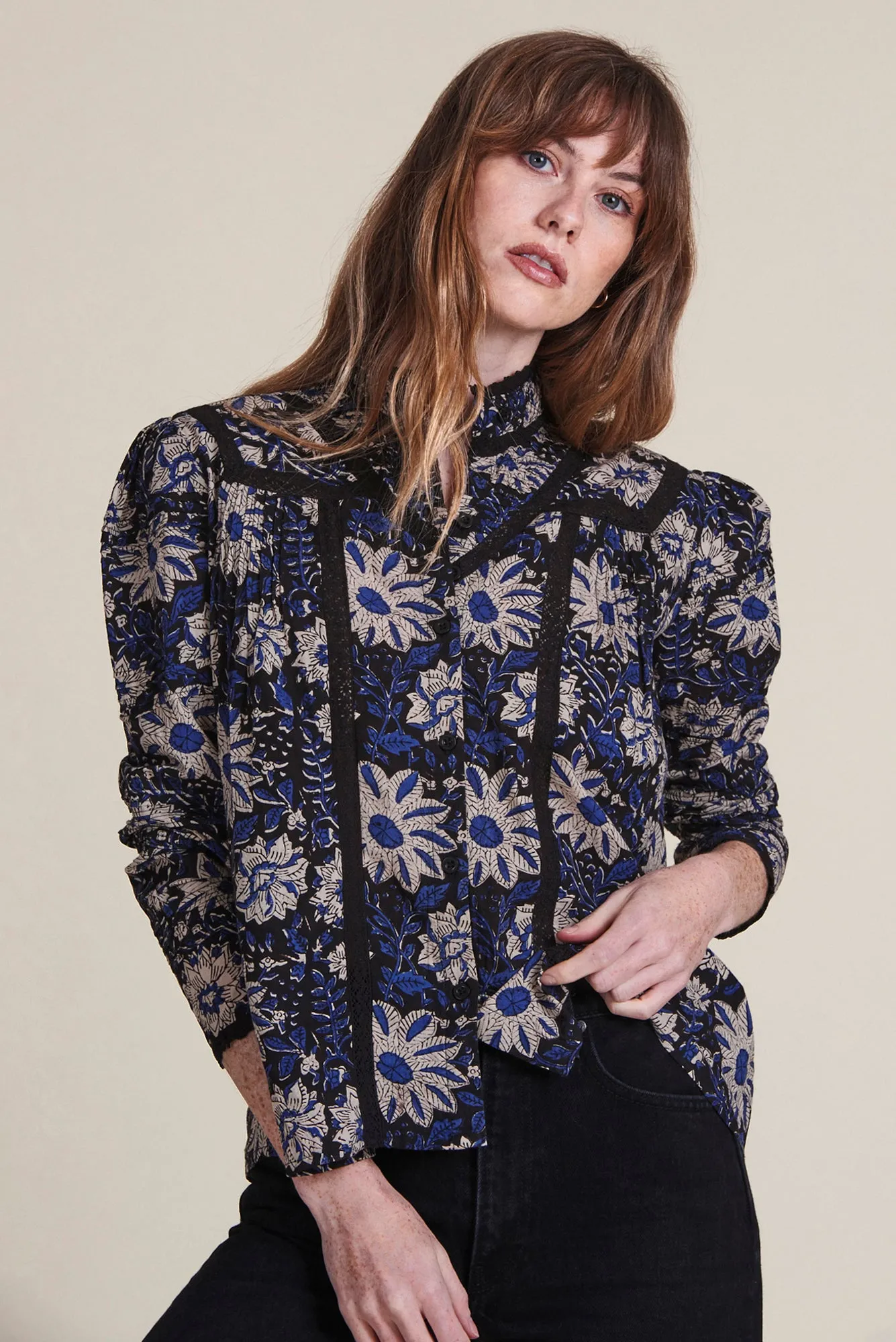 The Priya Shirt sold by The Shirt by Rochelle Behrens