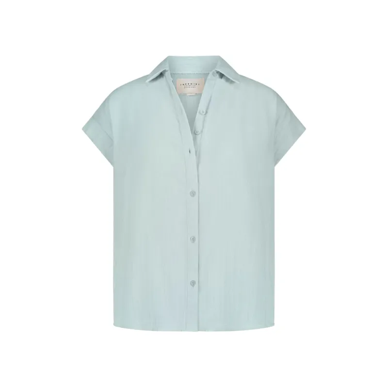 The Short Sleeve Boyfriend Shirt sold by The Shirt by Rochelle Behrens