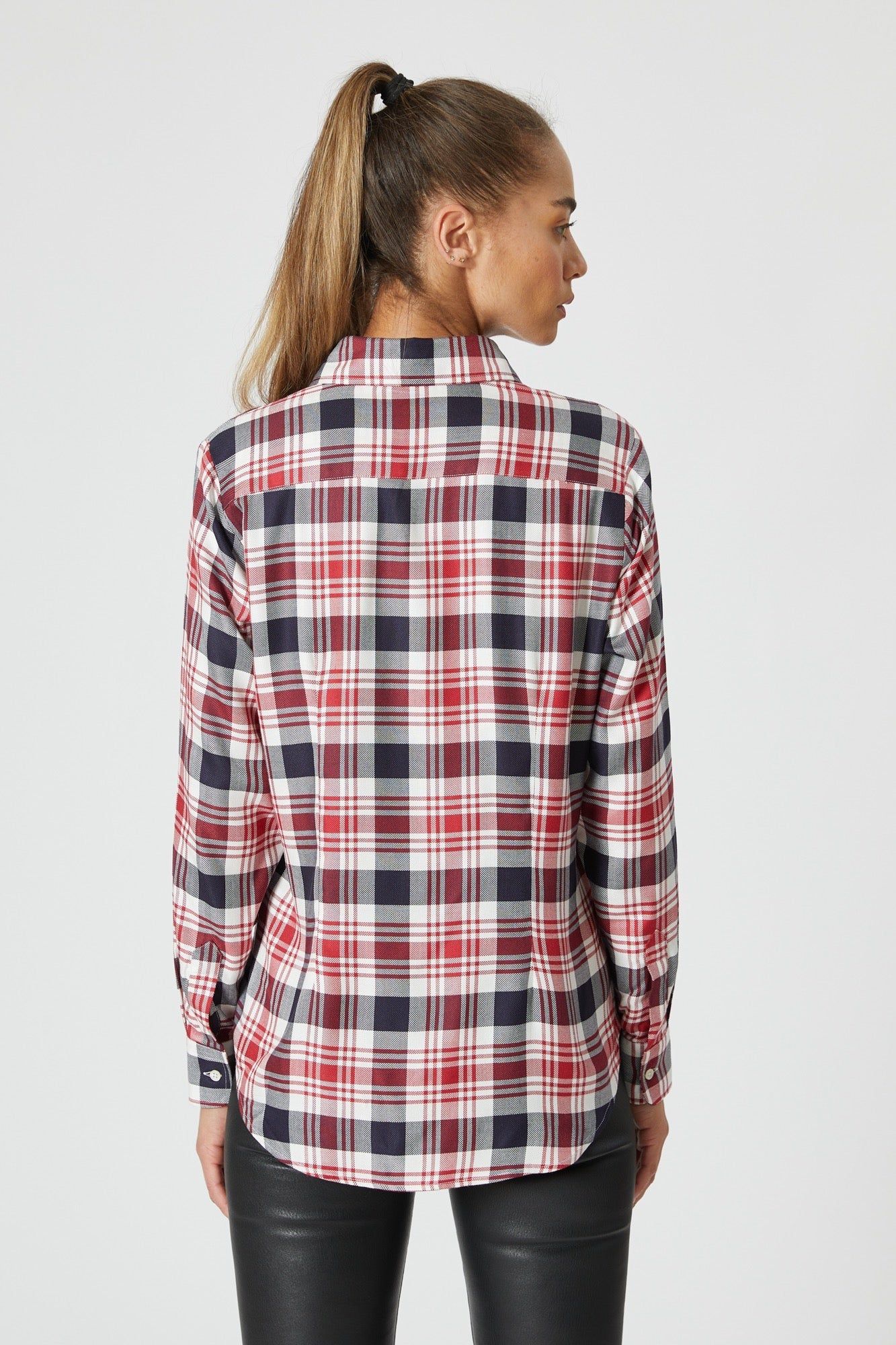 The Signature Shirt in Plaid sold by The Shirt by Rochelle Behrens product image thumbnail 5