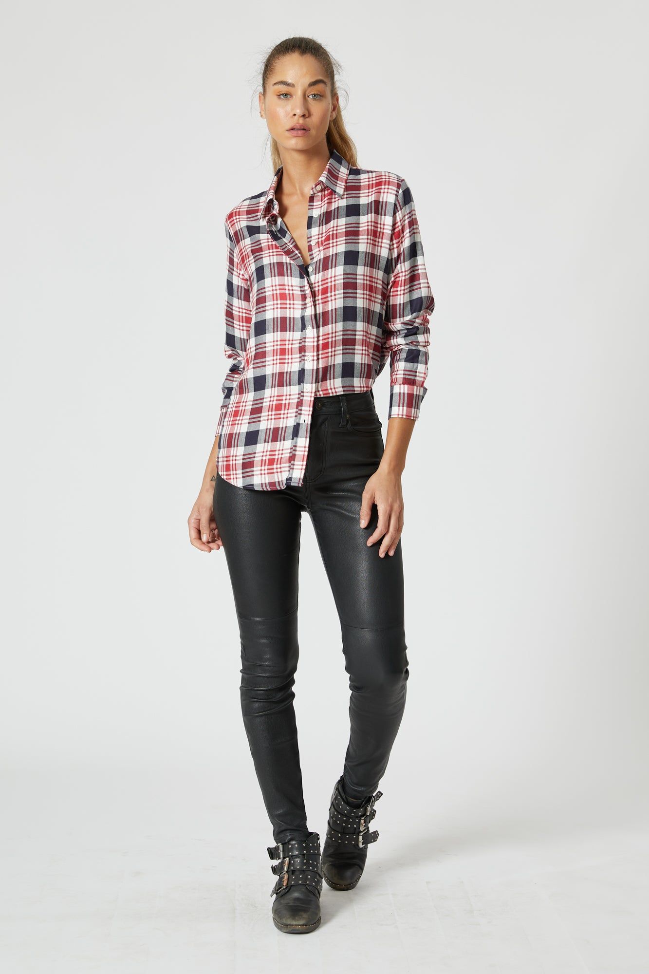 The Signature Shirt in Plaid sold by The Shirt by Rochelle Behrens product image thumbnail 2