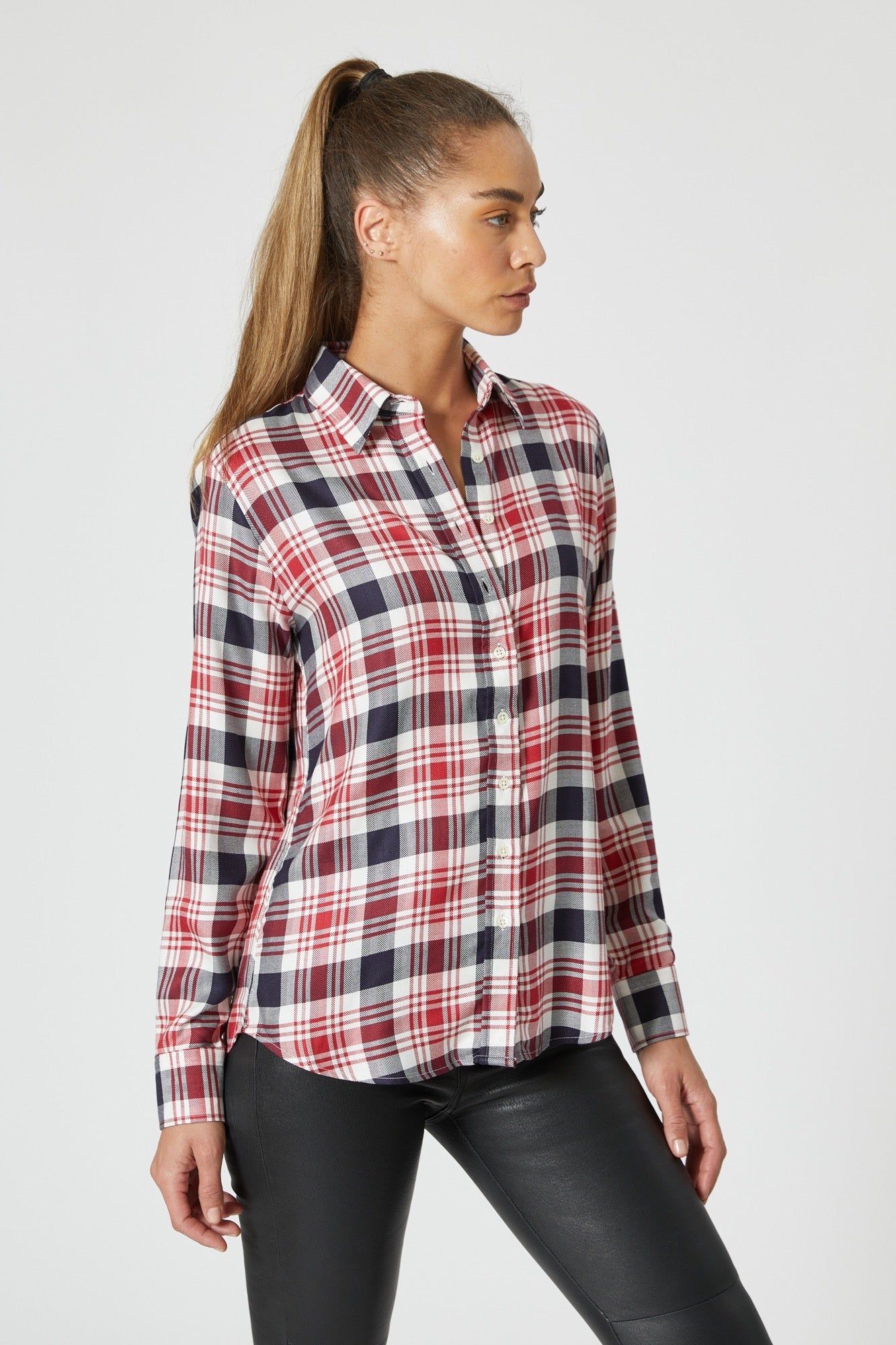 The Signature Shirt in Plaid sold by The Shirt by Rochelle Behrens product image thumbnail 4