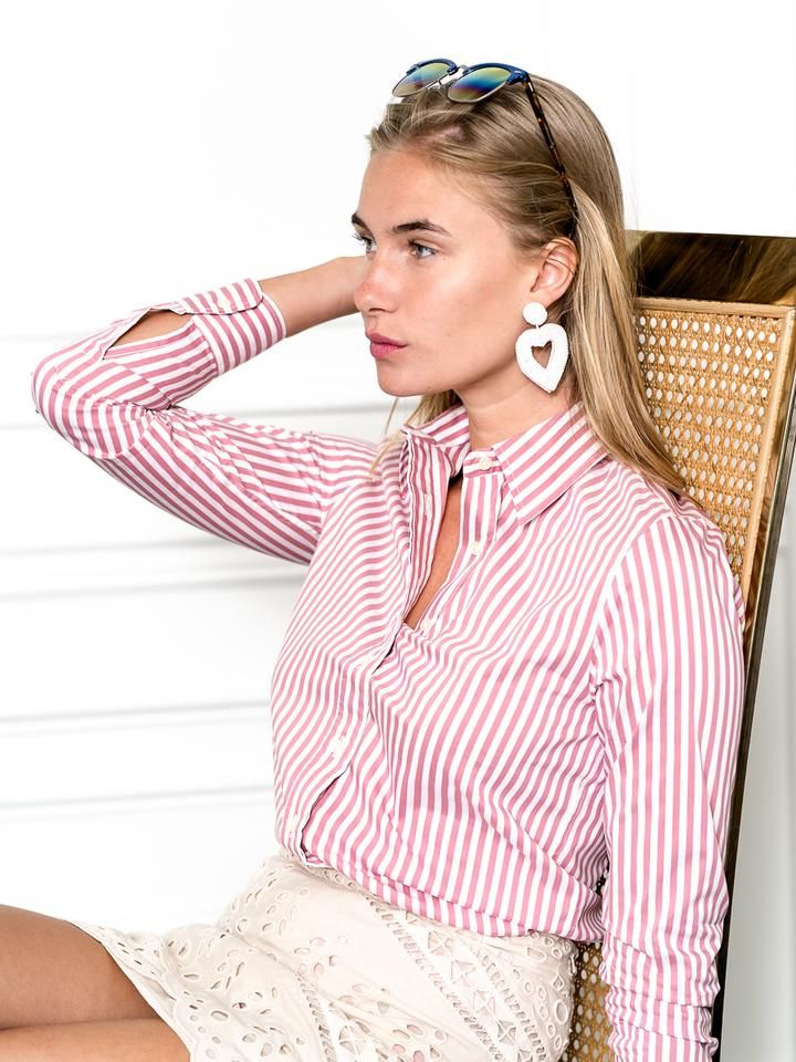 The Icon Shirt in Stripe sold by The Shirt by Rochelle Behrens product image thumbnail 2