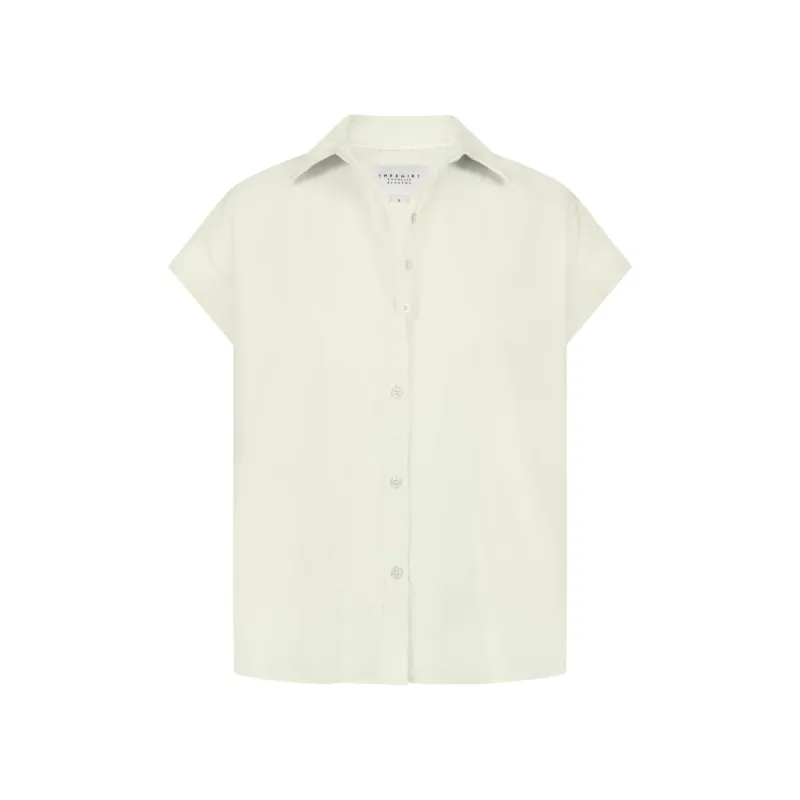 The Short Sleeve Boyfriend Shirt in Cotton sold by The Shirt by Rochelle Behrens