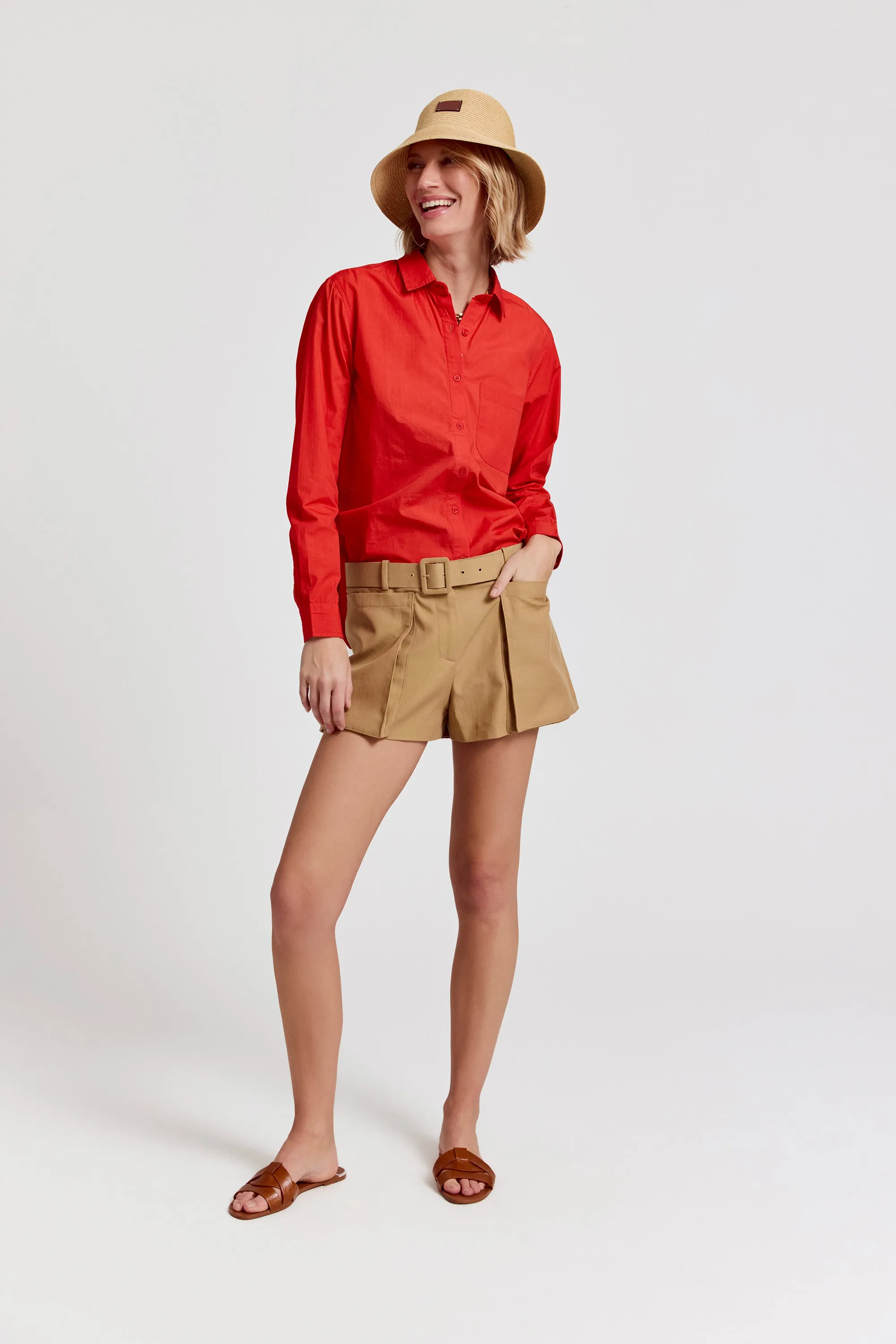 The Super Relaxed Boyfriend in Cotton sold by The Shirt by Rochelle Behrens product image thumbnail 2