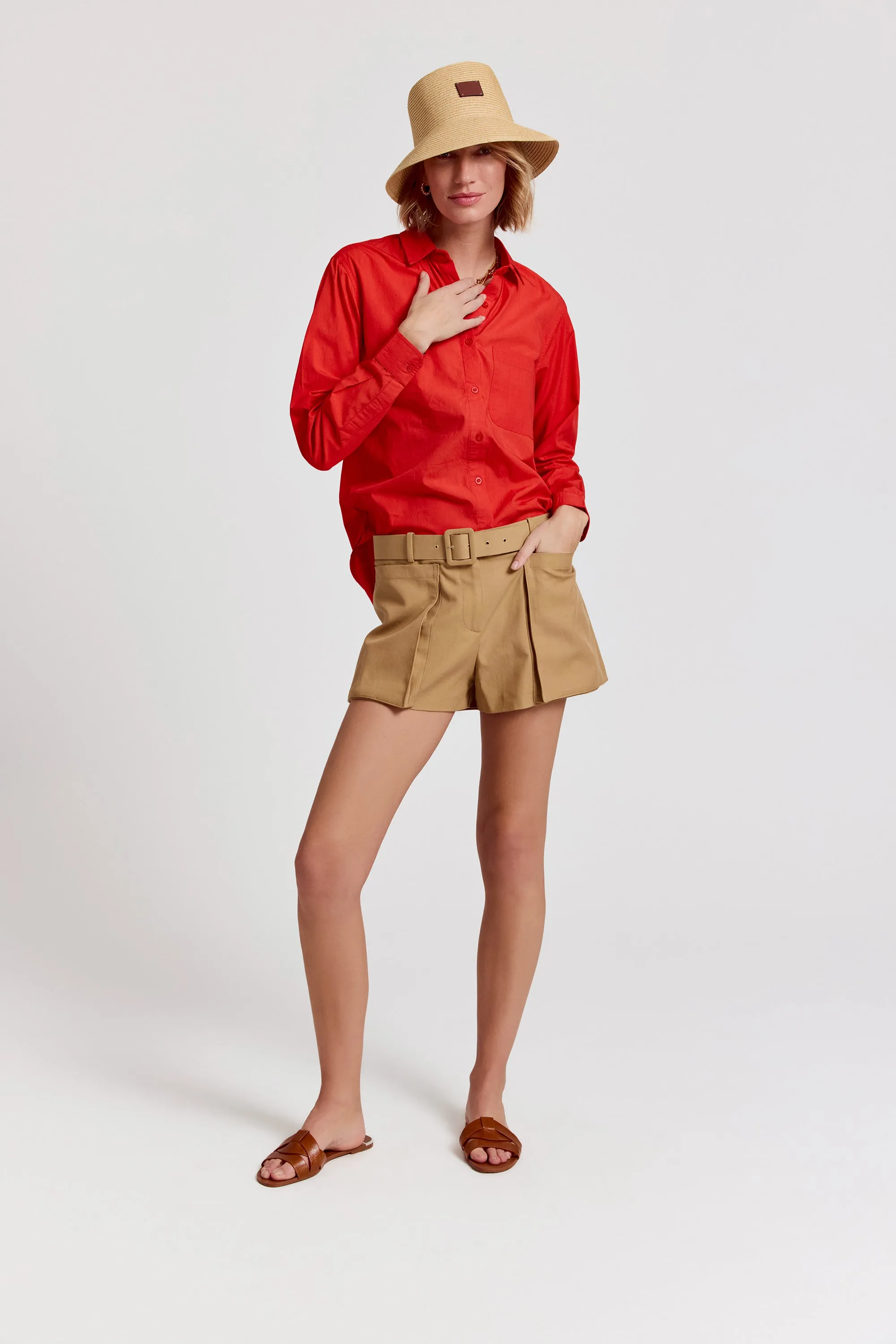 The Super Relaxed Boyfriend in Cotton sold by The Shirt by Rochelle Behrens product image thumbnail 3